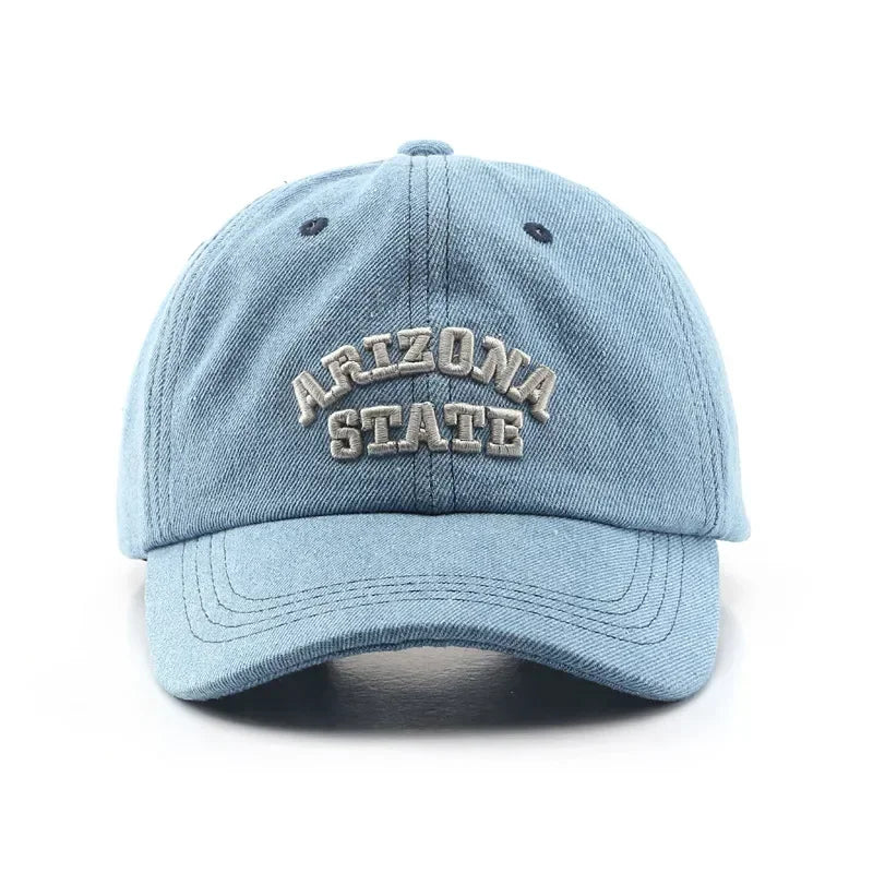 Beaira Cotton Denim Baseball Cap for Men and Women Fashion Soft Top Hats Casual Snapback Hat Summer Sun Cap Dad Hats Unisex