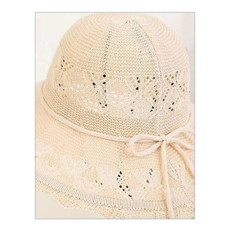 Beaira Korean version new straw hat summer sun hat sun protection wave sun hat beach cool hat women's hat