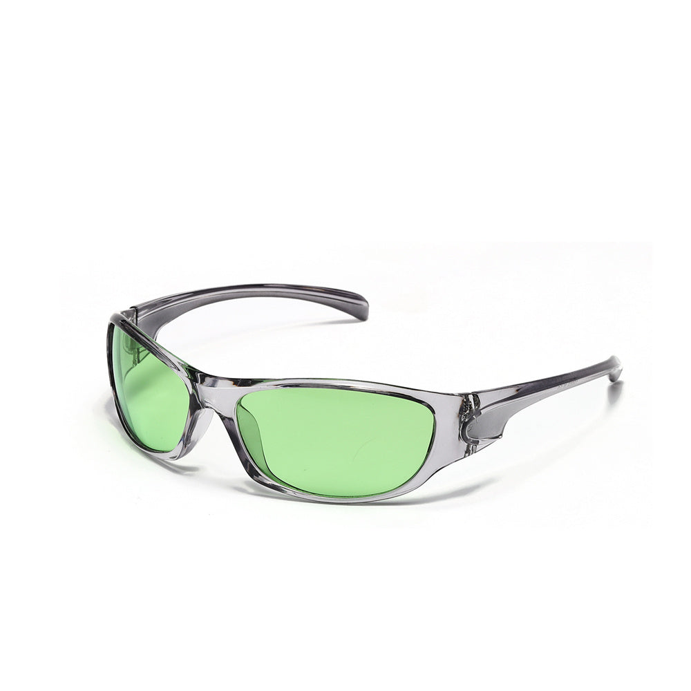 Beaira Y2K Silver Sunglasses Color Hollowed Out Future Sense Of Technology Hot Girls Net Red Sunglasses Women Sunglasses Trendy Men