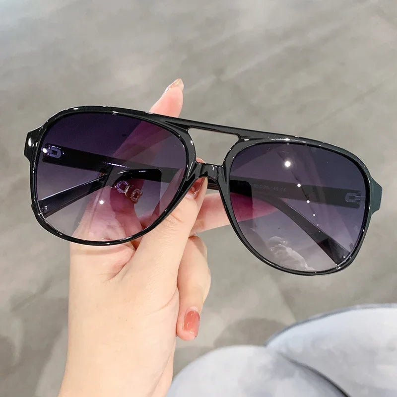 Beaira Classic Retro Vintage Aviation Pilot Sunglasses Women Men Big Large Oversized Frame Luxury Designer Shades 70s Sun Glasses
