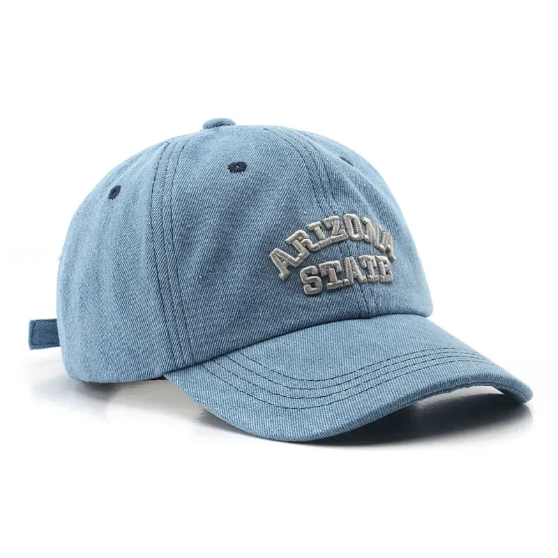 Beaira Cotton Denim Baseball Cap for Men and Women Fashion Soft Top Hats Casual Snapback Hat Summer Sun Cap Dad Hats Unisex