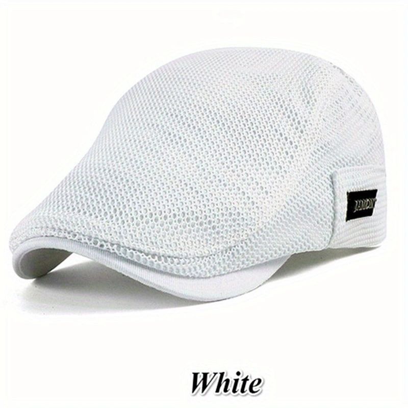 Beaira 1pc Summer new women's mesh cap Men's breathable beret women's thin breathable sun shield hat