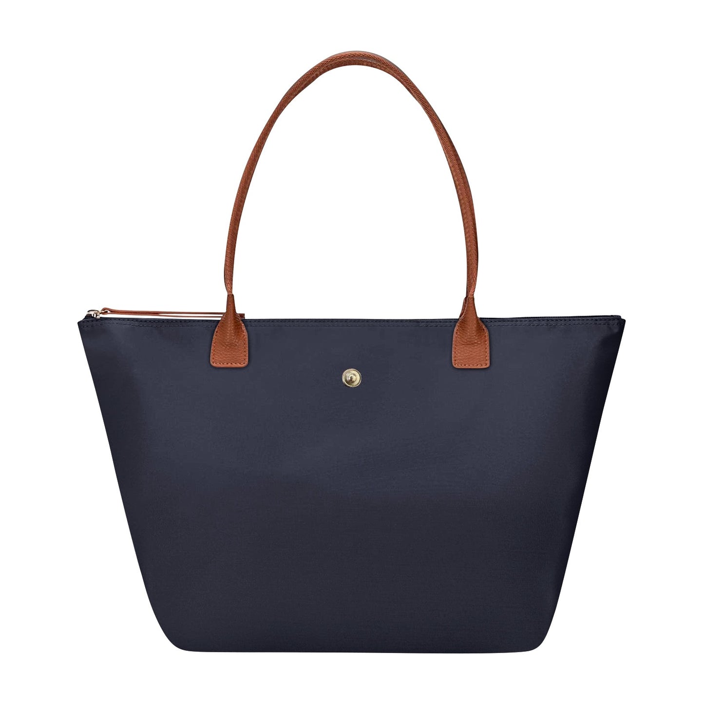 Beaira Large Capacity Shoulder Tote Bag for Women, Nylon Top-Handle Purse, Foldable Weekend Hobo Handbag Single Shoulder Soft Leather