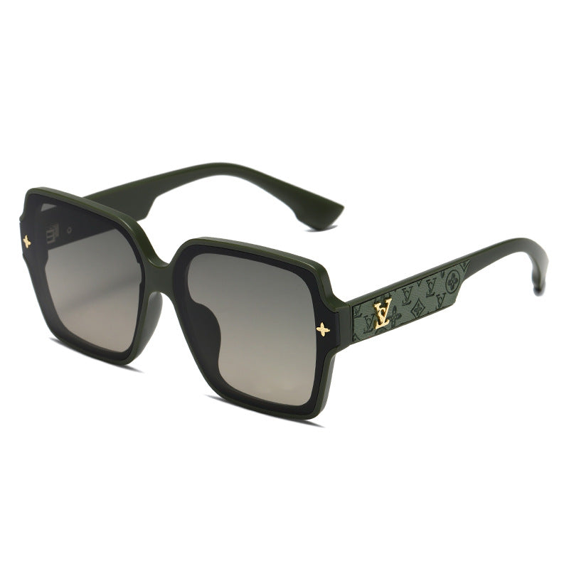 Beaira New fashion square frame sunglasses for women luxury sunglasses UV protection large frame all-match glasses