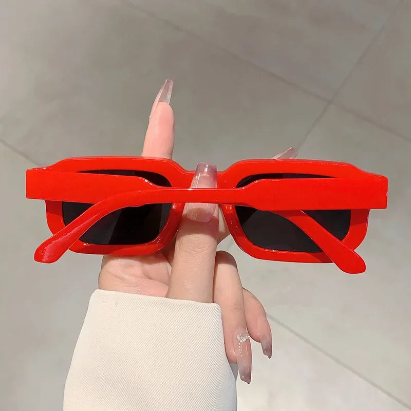 Beaira New Men Vintage Rectangle Frame Sunglasses Fashion Retro Sun Glasses Luxury Brand Design Glasses UV400 Eyewear Women Goggles