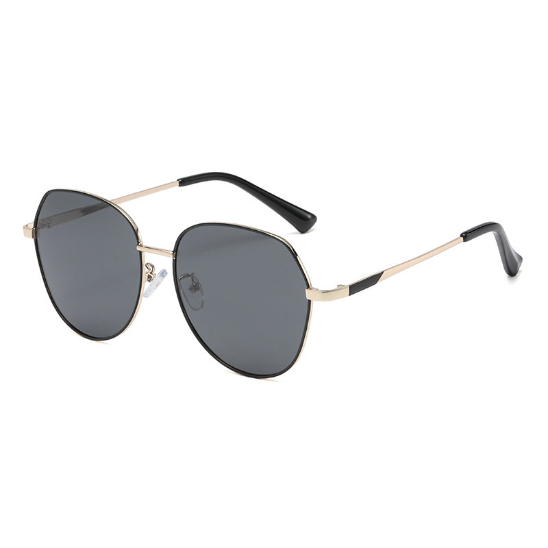 Beaira Hot Selling Metallic Sunshade Glasses Women's Advanced Sense Polarizing Sunglasses UV Protection Sun Summer Sports