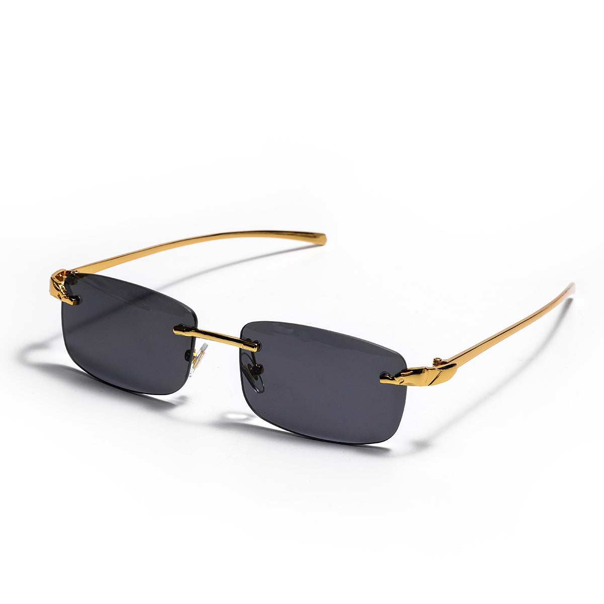 Beaira Ruiao rimless sunglasses UV400 fashion square metal glasses for men women designer man's brand sun glasses shades for outdoor