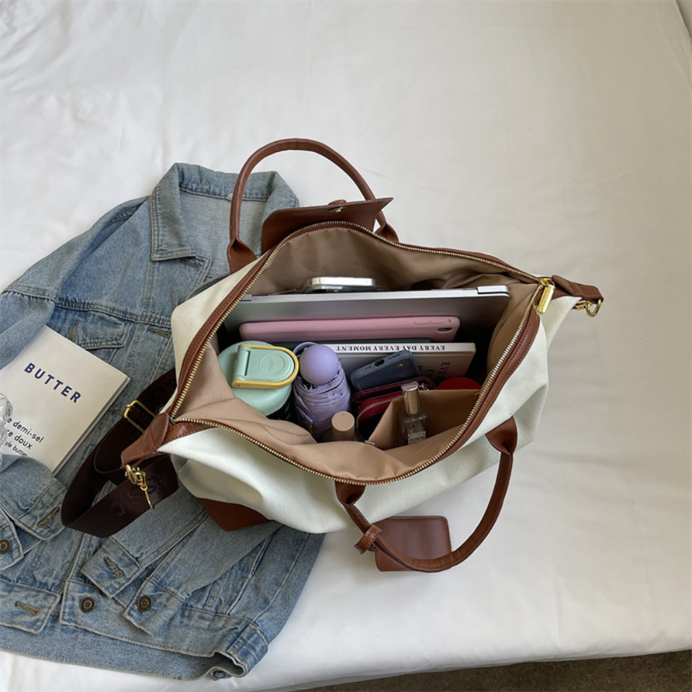 Beaira Short Trip Business Travel Bag, Large Capacity Custom Embroidery Commuting Crossbody Bag, High-Quality Handbag For Maternity Use
