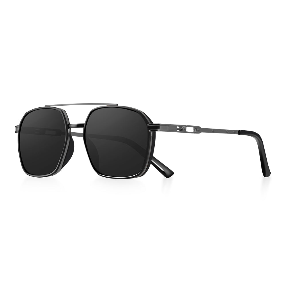Beaira Polygon Polarized Sunglasses Men Outdoor Fishing Pilot Sun Glasses Male Vintage Retro Punk Shades Female UV Protection