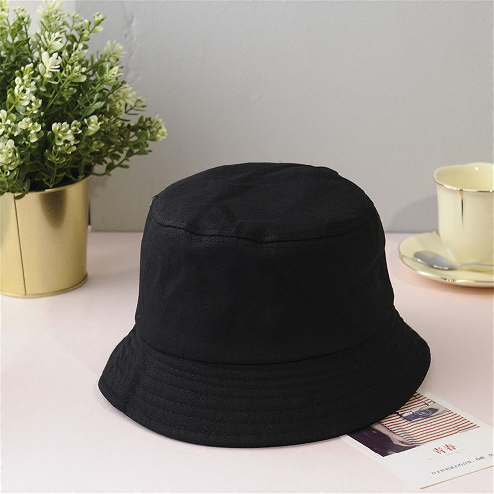Beaira Cotton Summer Foldable Bucket Hat Unisex Women Outdoor Sunscreen Hat Pure Color Fishing Hunting Cap Men Basin Chapeau Beach Cap