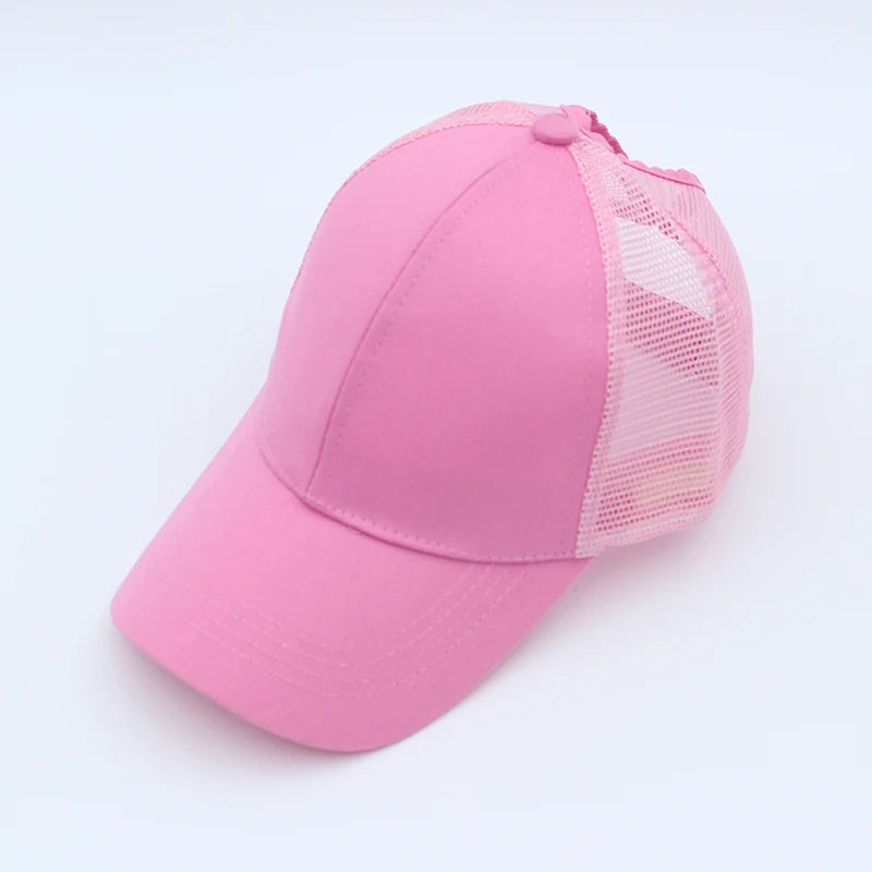 Beaira High Ponytail Baseball Cap for Women Spring Summer Sun Hat Running Snapback Hat Messy High Bun Women's Caps Female