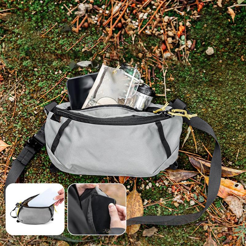 Beaira Portable Outdoor Waist Bag Adjustable Hiking Bag With Strap Mountaineering Running Waist Bag Cycling Backpack For Camping Hiking