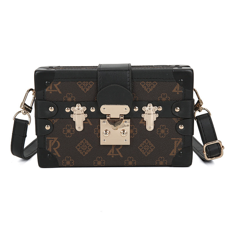 Beaira New Shoulder Bag Box Bag Fashion Retro Small Box Crossbody Bag