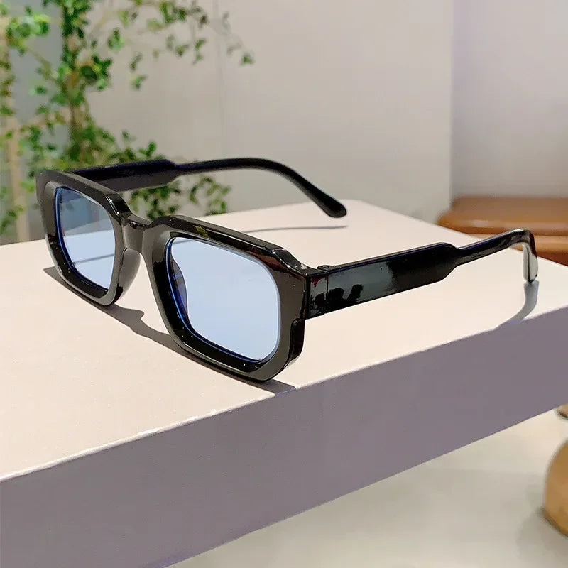 Beaira New Men Vintage Rectangle Frame Sunglasses Fashion Retro Sun Glasses Luxury Brand Design Glasses UV400 Eyewear Women Goggles