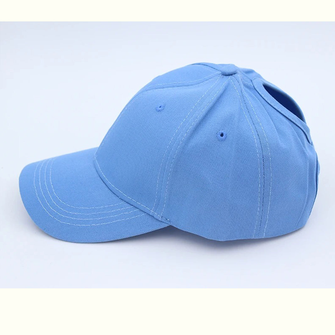 Beaira High Ponytail Baseball Cap for Women Spring Summer Sun Hat Running Snapback Hat Messy High Bun Women's Caps Female
