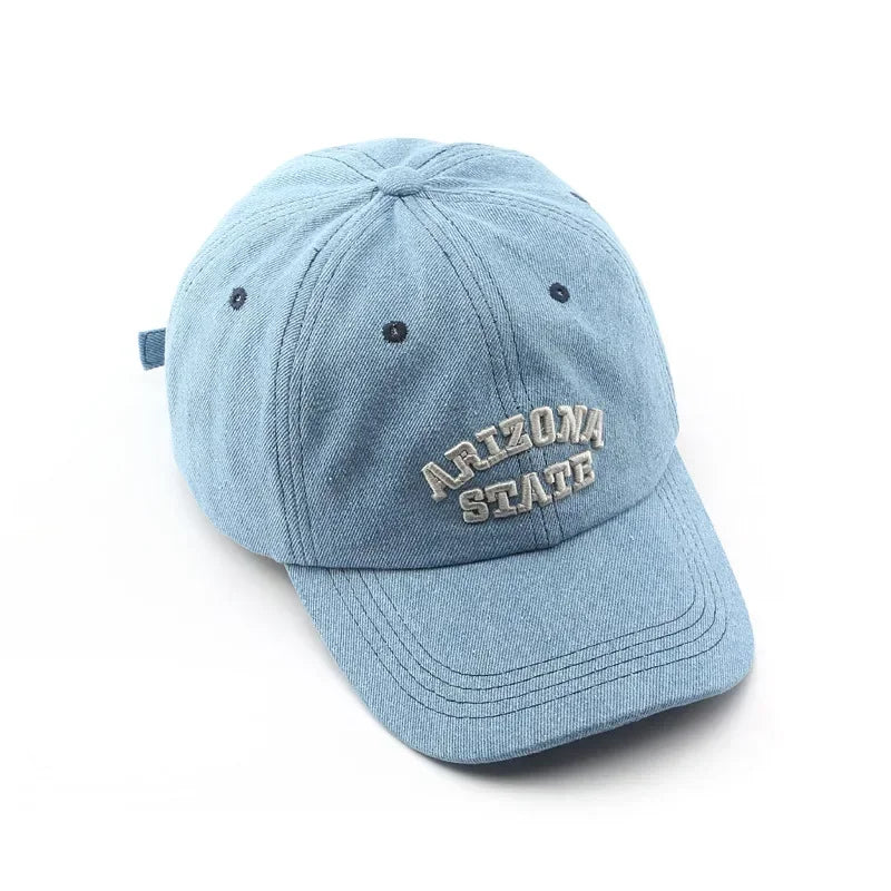 Beaira Cotton Denim Baseball Cap for Men and Women Fashion Soft Top Hats Casual Snapback Hat Summer Sun Cap Dad Hats Unisex
