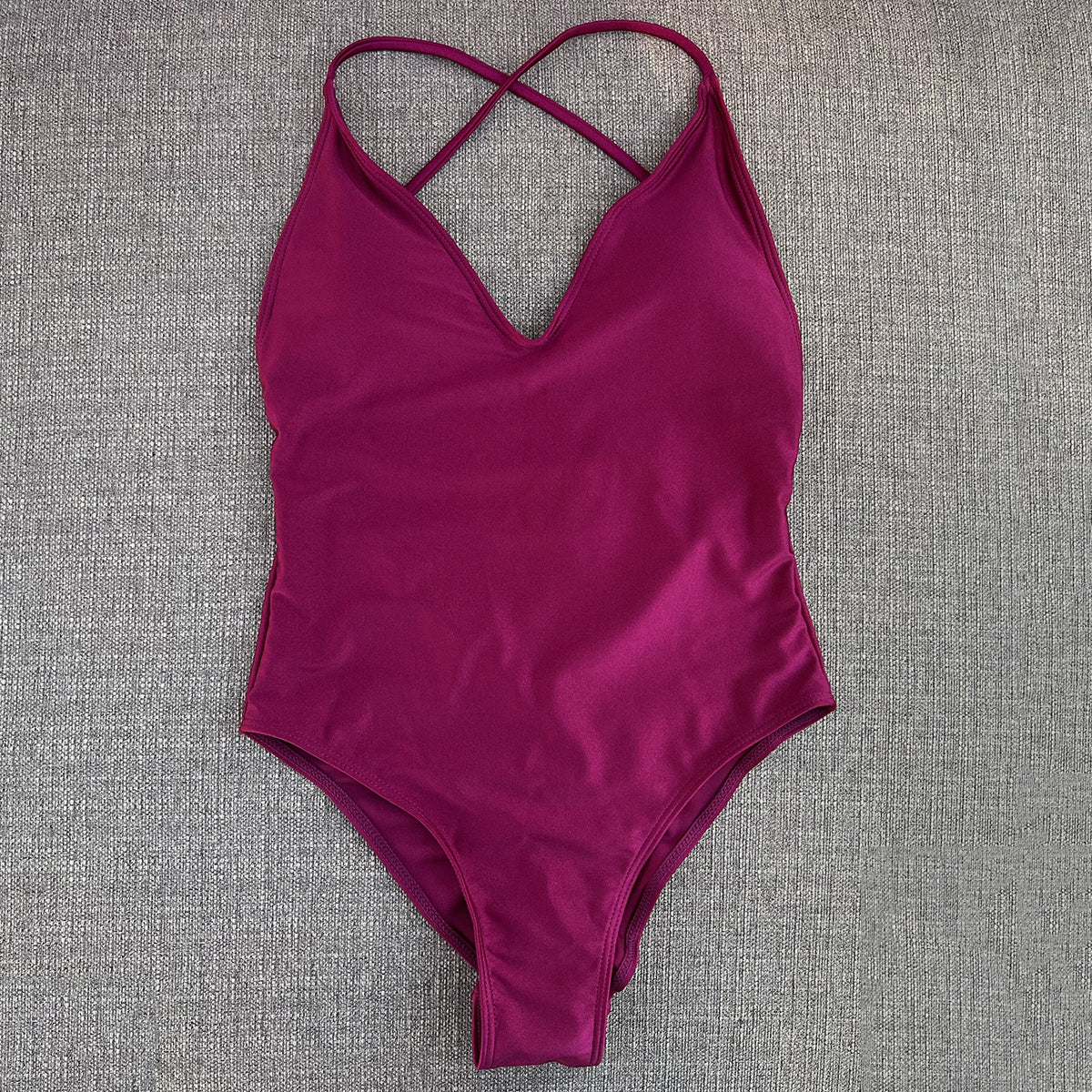 Beaira Sexy Padded One Piece Swimsuit Women Swimwear Solid Bathing Suit Monokini Swimming Suit Summer Beachwear maillot de bain femme