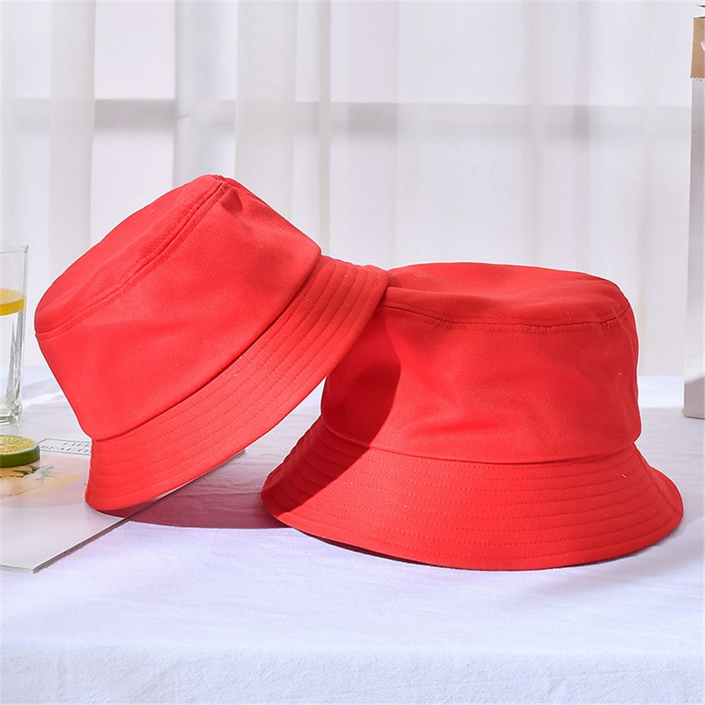 Beaira Cotton Summer Foldable Bucket Hat Unisex Women Outdoor Sunscreen Hat Pure Color Fishing Hunting Cap Men Basin Chapeau Beach Cap