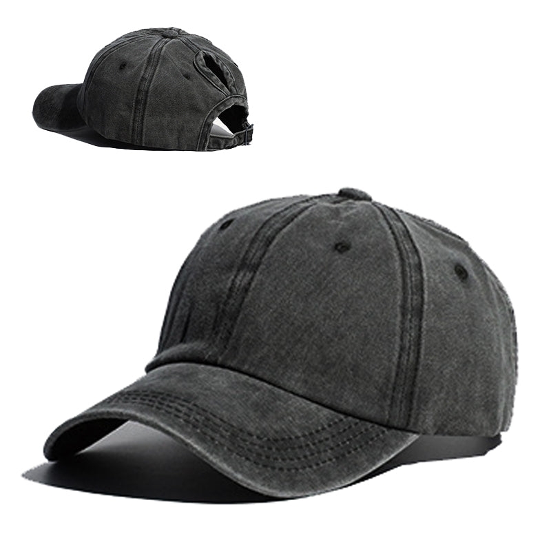 Beaira High Ponytail Baseball Cap for Women Spring Summer Sun Hat Running Snapback Hat Messy High Bun Women's Caps Female