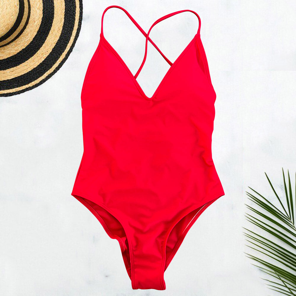 Beaira Solid One Piece Swimsuit Women Swimwear 2025 New Bikini Sexy Bodysuit Plus Size Bathing Suit Swimming Suit maillot de bain femme