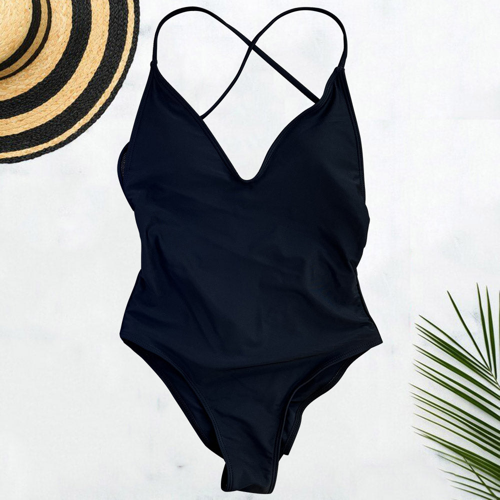Beaira Solid One Piece Swimsuit Women Swimwear 2025 New Bikini Sexy Bodysuit Plus Size Bathing Suit Swimming Suit maillot de bain femme