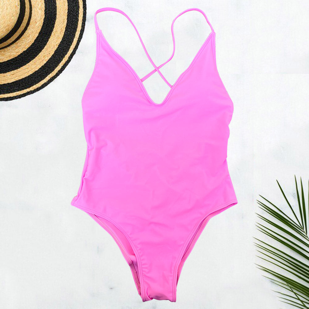 Beaira Solid One Piece Swimsuit Women Swimwear 2025 New Bikini Sexy Bodysuit Plus Size Bathing Suit Swimming Suit maillot de bain femme