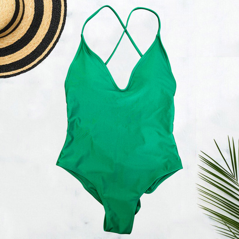 Beaira Solid One Piece Swimsuit Women Swimwear 2025 New Bikini Sexy Bodysuit Plus Size Bathing Suit Swimming Suit maillot de bain femme