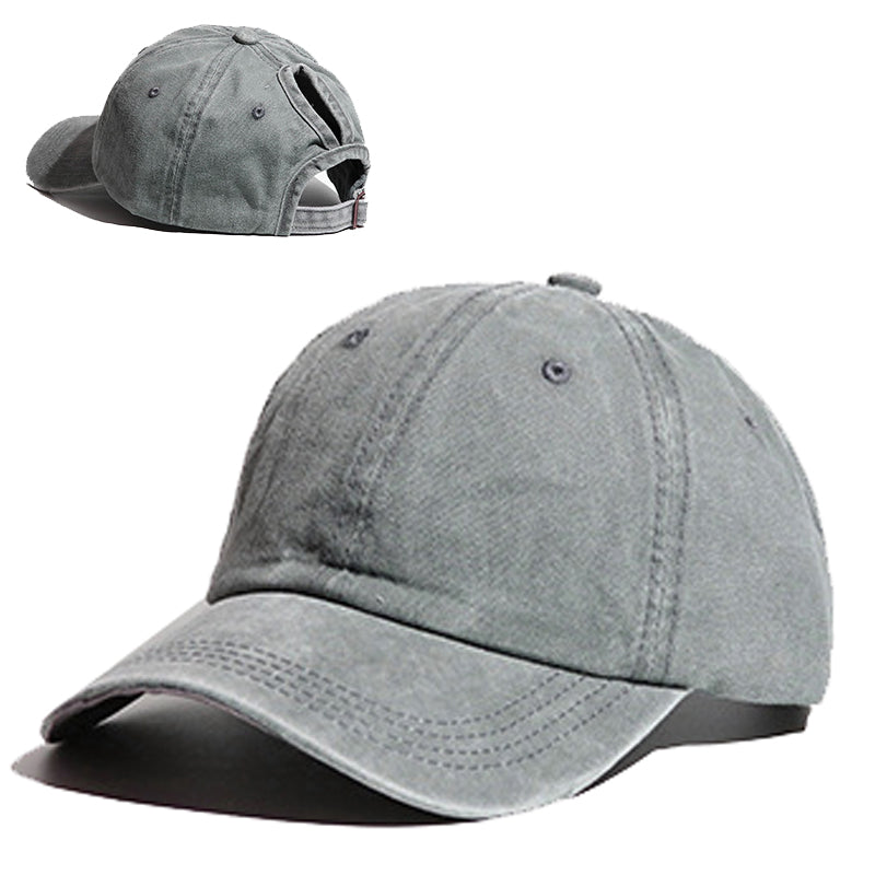 Beaira High Ponytail Baseball Cap for Women Spring Summer Sun Hat Running Snapback Hat Messy High Bun Women's Caps Female