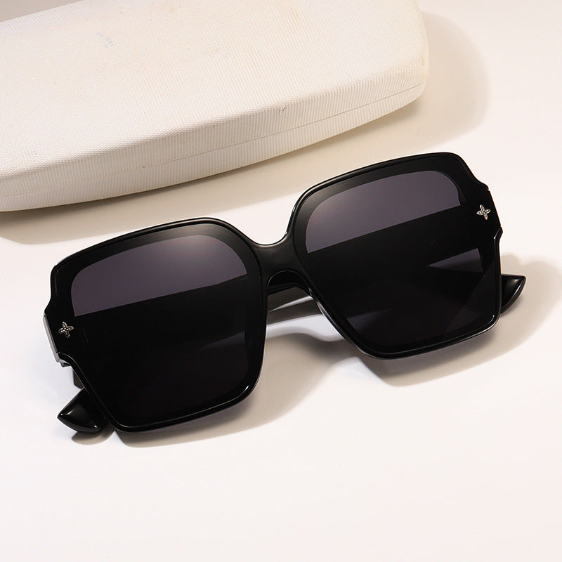 Beaira New fashion square frame sunglasses for women luxury sunglasses UV protection large frame all-match glasses