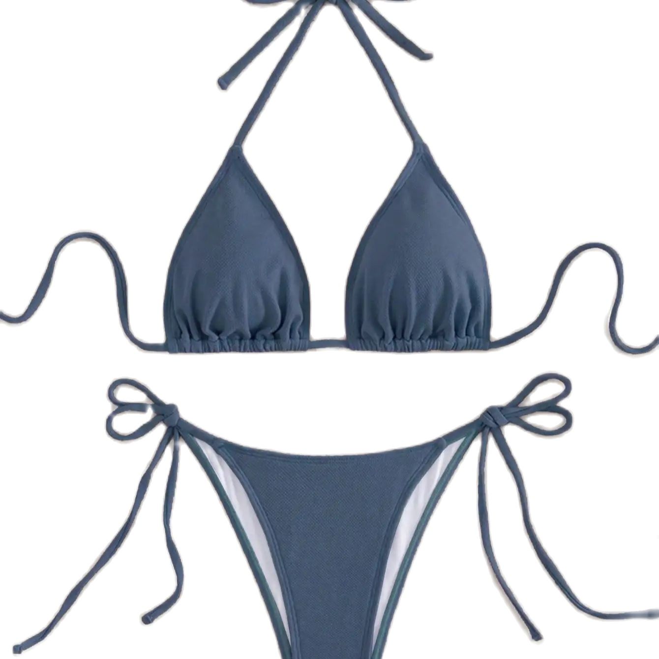 Beaira Summer white mi-grid bikini set sexy mature spring seaside photo shoot suitable for women