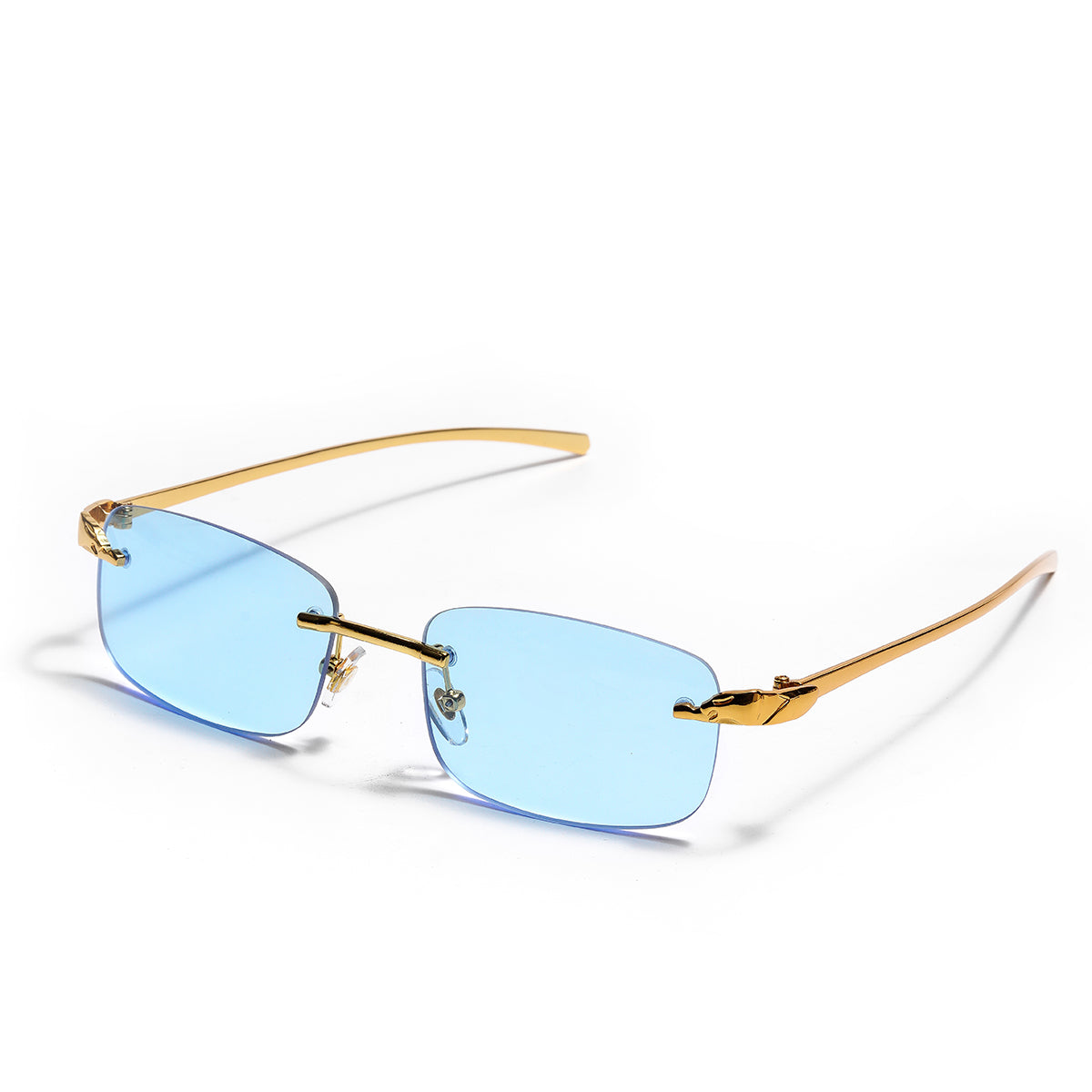 Beaira Ruiao rimless sunglasses UV400 fashion square metal glasses for men women designer man's brand sun glasses shades for outdoor