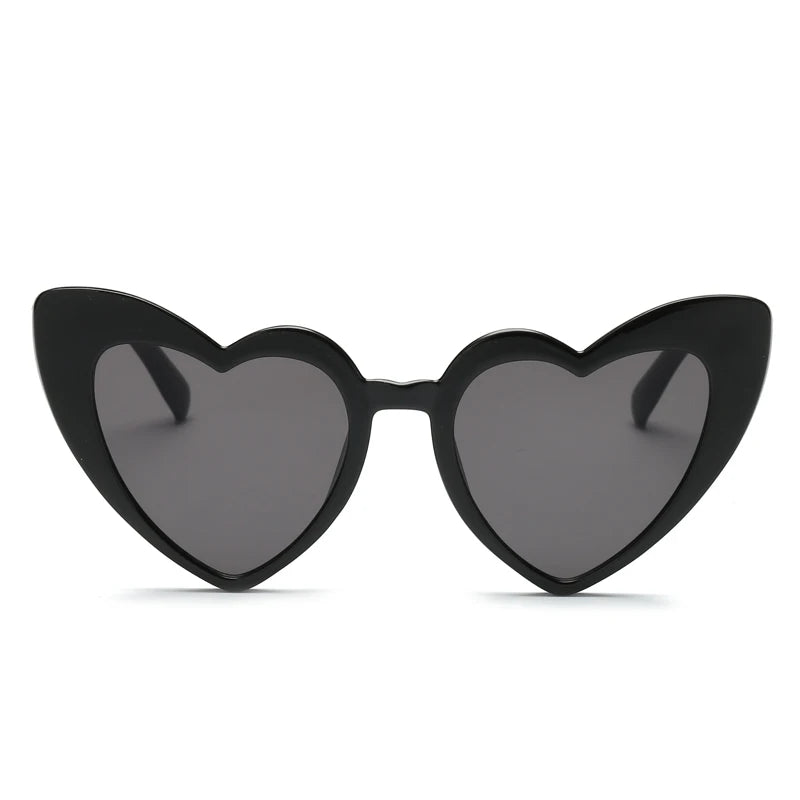 Beaira Heart Shaped Sunglasses Women Cat Eye Female Sun Glasses Brand Retro Love Black White Eyewear Men Shade UV400 Eyewear