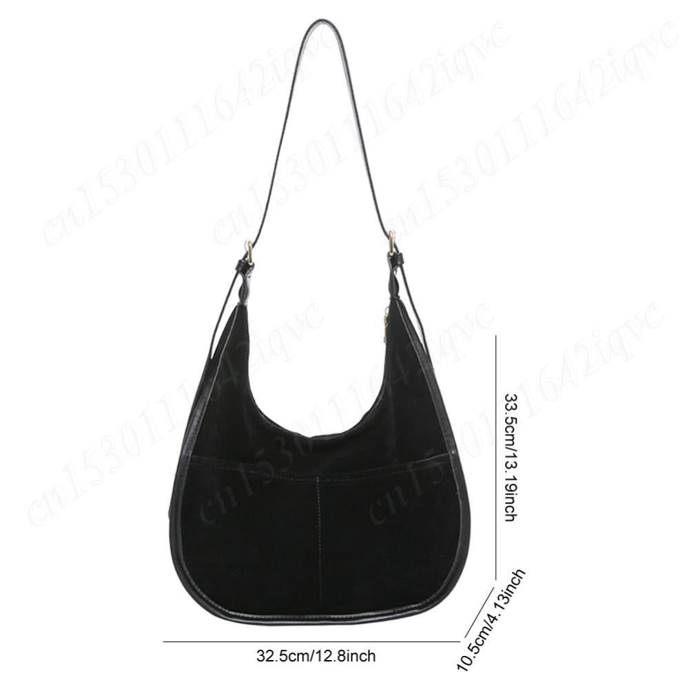 Beaira Women Suede Crossbody Bag Leopard Print Shoulder Bag Tote Bag with Multi-Pocket Handbag Adjustable Strap Hobo Bag Messenger Bag
