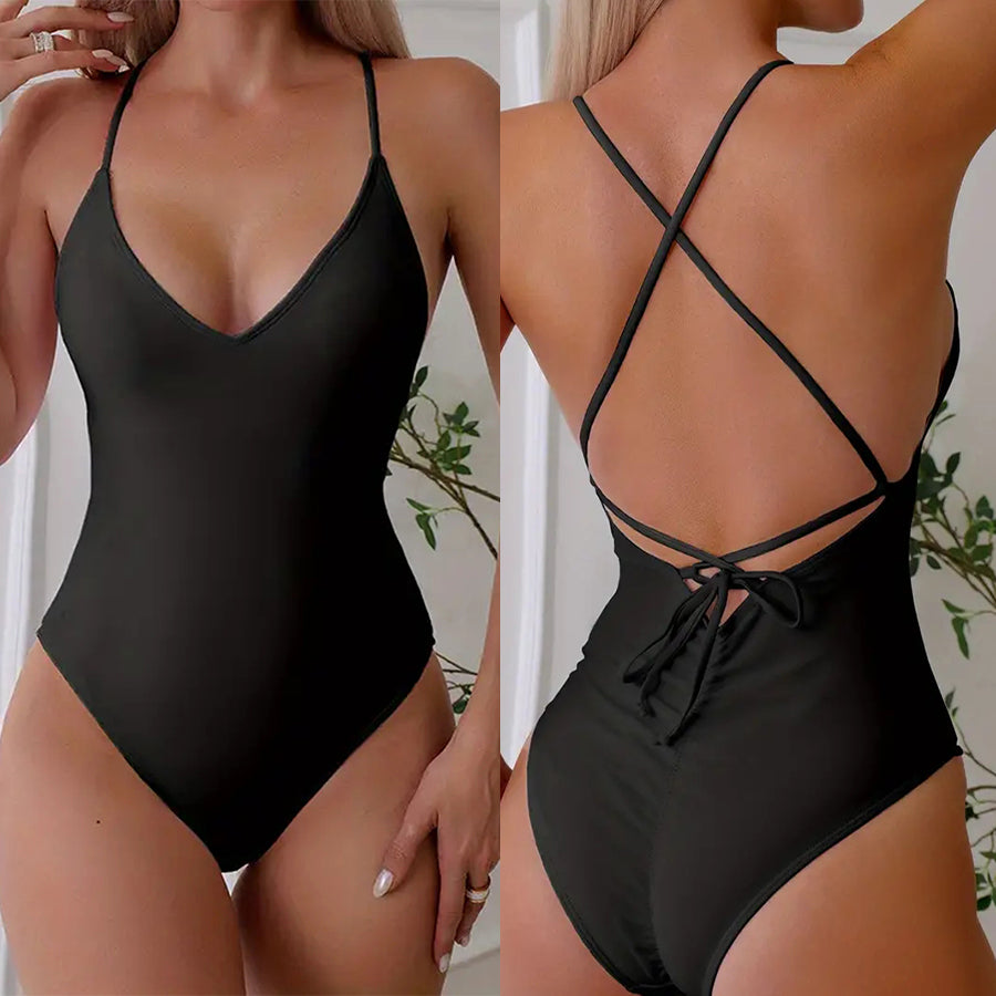 Beaira Solid One Piece Swimsuit Women Swimwear 2025 New Bikini Sexy Bodysuit Plus Size Bathing Suit Swimming Suit maillot de bain femme