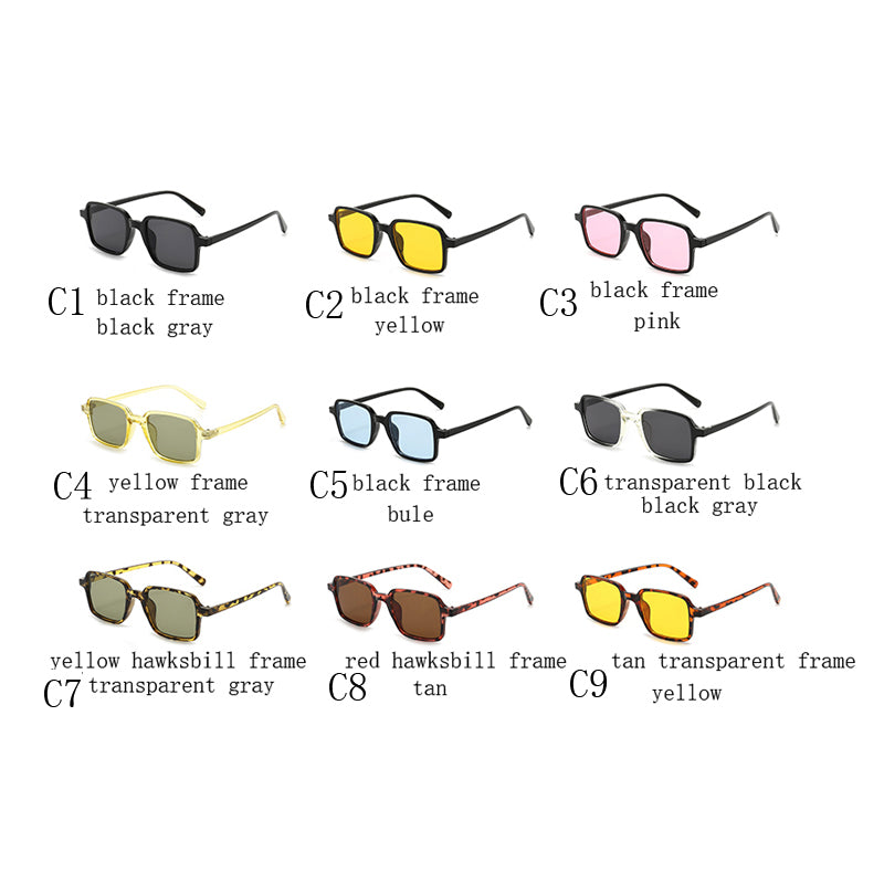 Beaira Retro Women Sunglasses Fashion Square Simplicity Trend Gradient Sun Glasses Men Classic Black Eyewear Brand Designer Glasses
