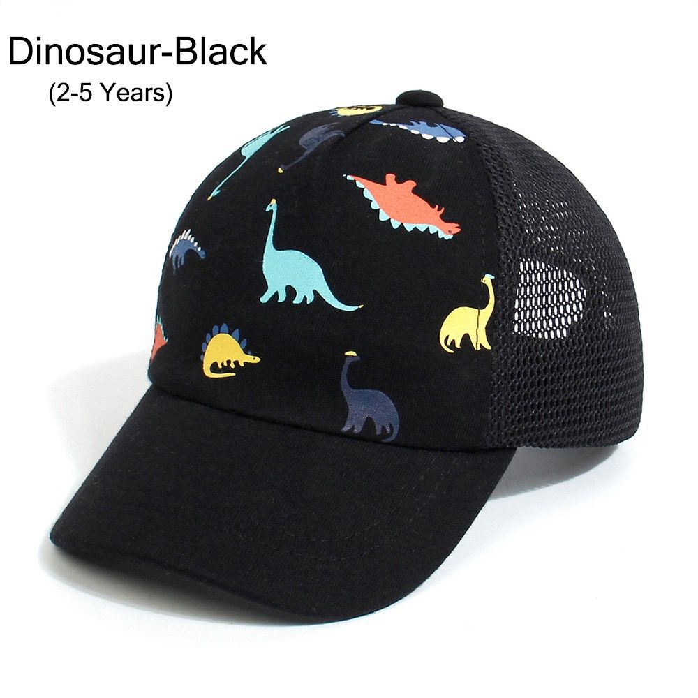 Beaira Printed Dinosaur Kids Sun Hat Toddler Baseball Hat for Baby Boys Girls Cap Age 0-5Y Sun Hat