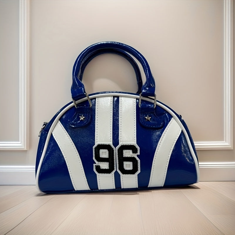 Beaira Sports style women's shoulder messenger bag contrast color campus style design sports bag bowling bag handbag