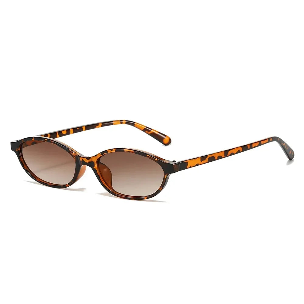 Beaira Sexy Small Oval Women's Sunglasses New Fashion Black Brown Sun Glasses Ladies Shades Trends Summer Unique Eyewear Men