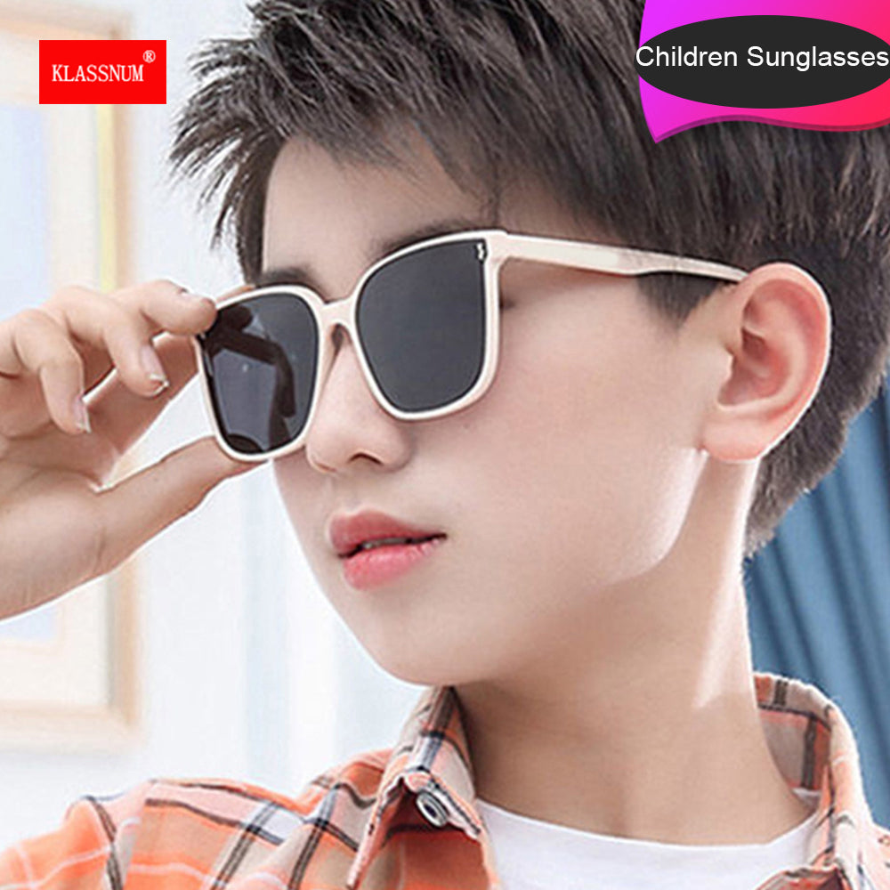 Beaira Boys Sunglasses Children Oversize Sunglasses Girls Sun Glasses Vintage Baby Round Eyeglasses Black Oculos Eyewear UV400