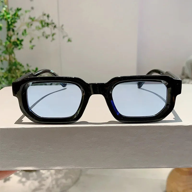 Beaira New Men Vintage Rectangle Frame Sunglasses Fashion Retro Sun Glasses Luxury Brand Design Glasses UV400 Eyewear Women Goggles