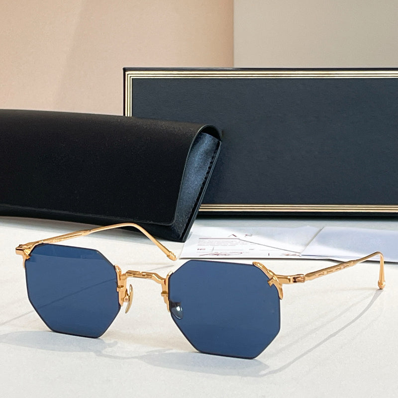 Beaira Rimless Irregular Square Sunglasses Men Luxury Design Handmade Brand Trendy Designer Women High Quality UV400 with Case
