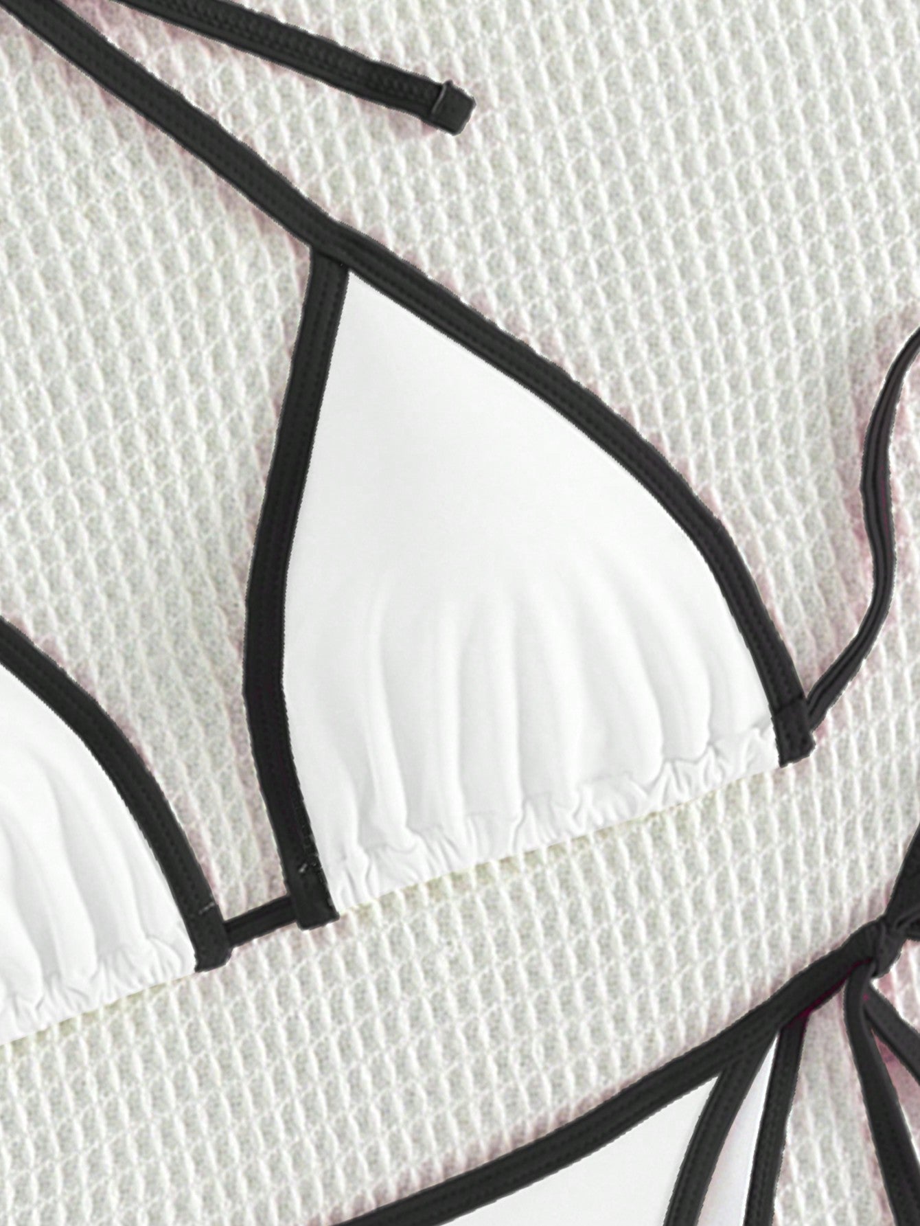 Beaira Summer white camisole bikini swimsuit set for swimming and beach photo shoot for women
