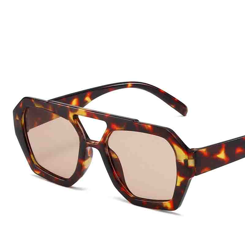 Beaira Fashion Vintage Square Sunglasses Women Men Double Beam Sun Glasses Punk Shades Luxury Brand Designer UV400 Goggles