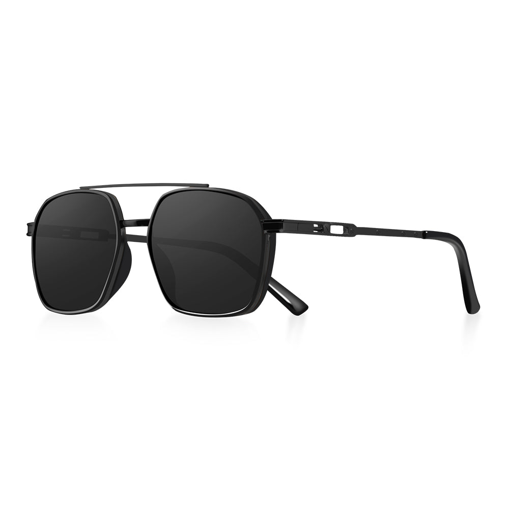 Beaira Polygon Polarized Sunglasses Men Outdoor Fishing Pilot Sun Glasses Male Vintage Retro Punk Shades Female UV Protection