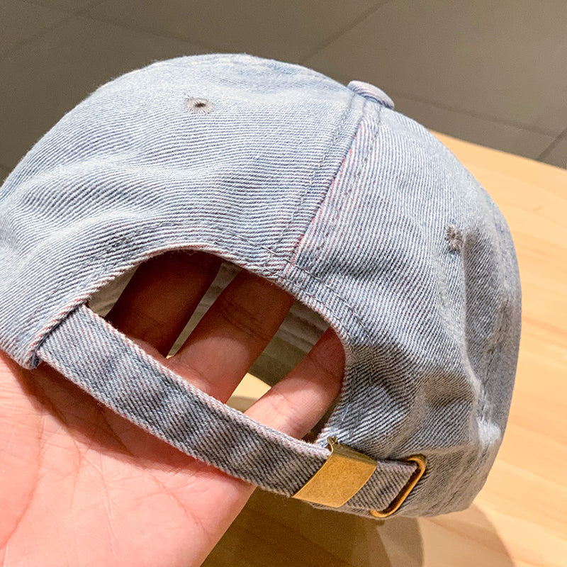 Beaira New Fashion Adult Washed Denim Baseball Caps Men Women Casual Solid Snapback Sport Cap Ripped Distressed Hip Hop Fishing Hats