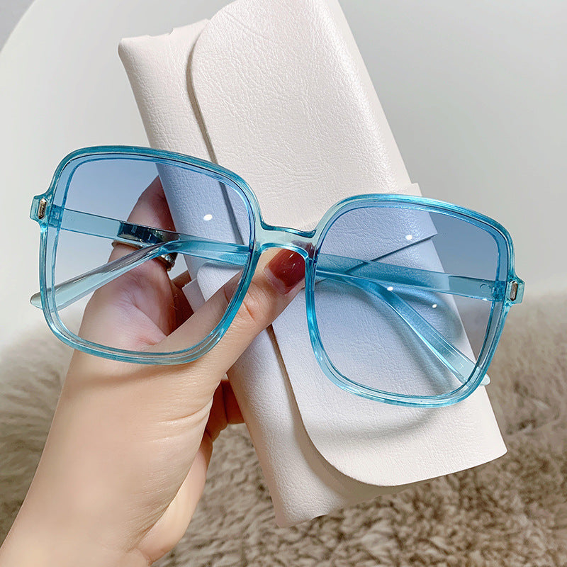 Beaira Square Sunglasses Woman Retro Vintage Gradient Sun Glasses Oversized Female Clear Lens Black White Oculos De Sol Glasses Women
