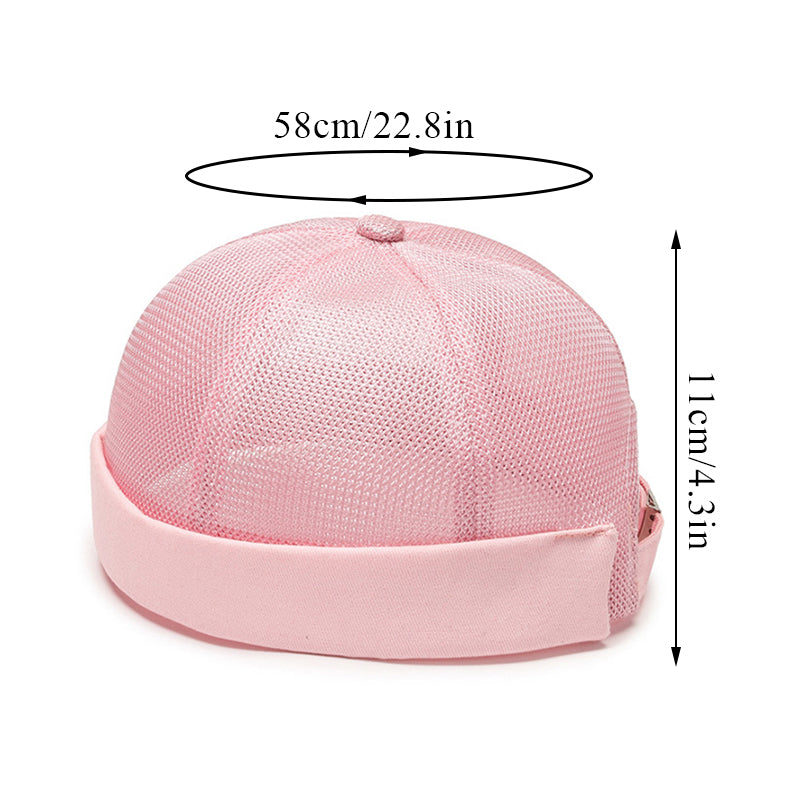 Beaira Vintage Men's Summer Cotton Brimless Skullies Cap Street Portable Docker Hats Multipurpose Beanie Hat Hip Hop Hats Japanese INS
