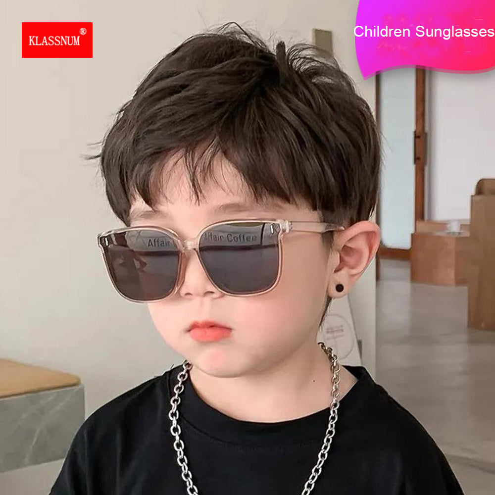 Beaira Boys Sunglasses Children Oversize Sunglasses Girls Sun Glasses Vintage Baby Round Eyeglasses Black Oculos Eyewear UV400