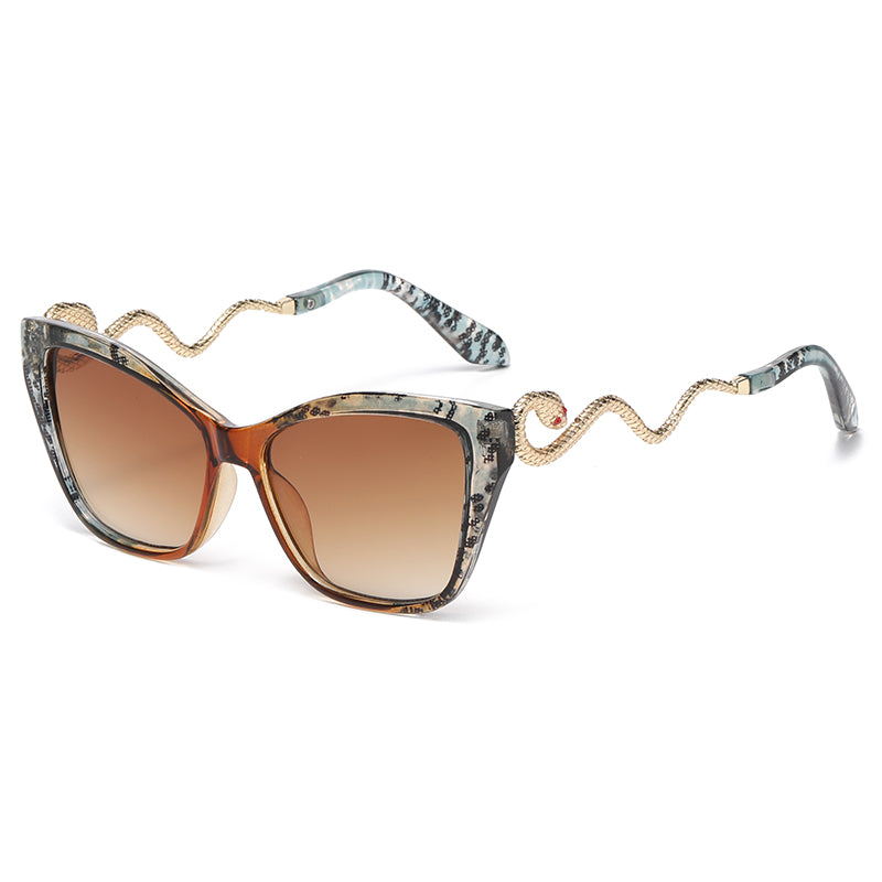 Beaira Retro Cat Eye Sunglasses Women Large Frame Gradient Fashion Brand Sun Glasses Punk Unisex Stylish Shades UV400 Eyewear