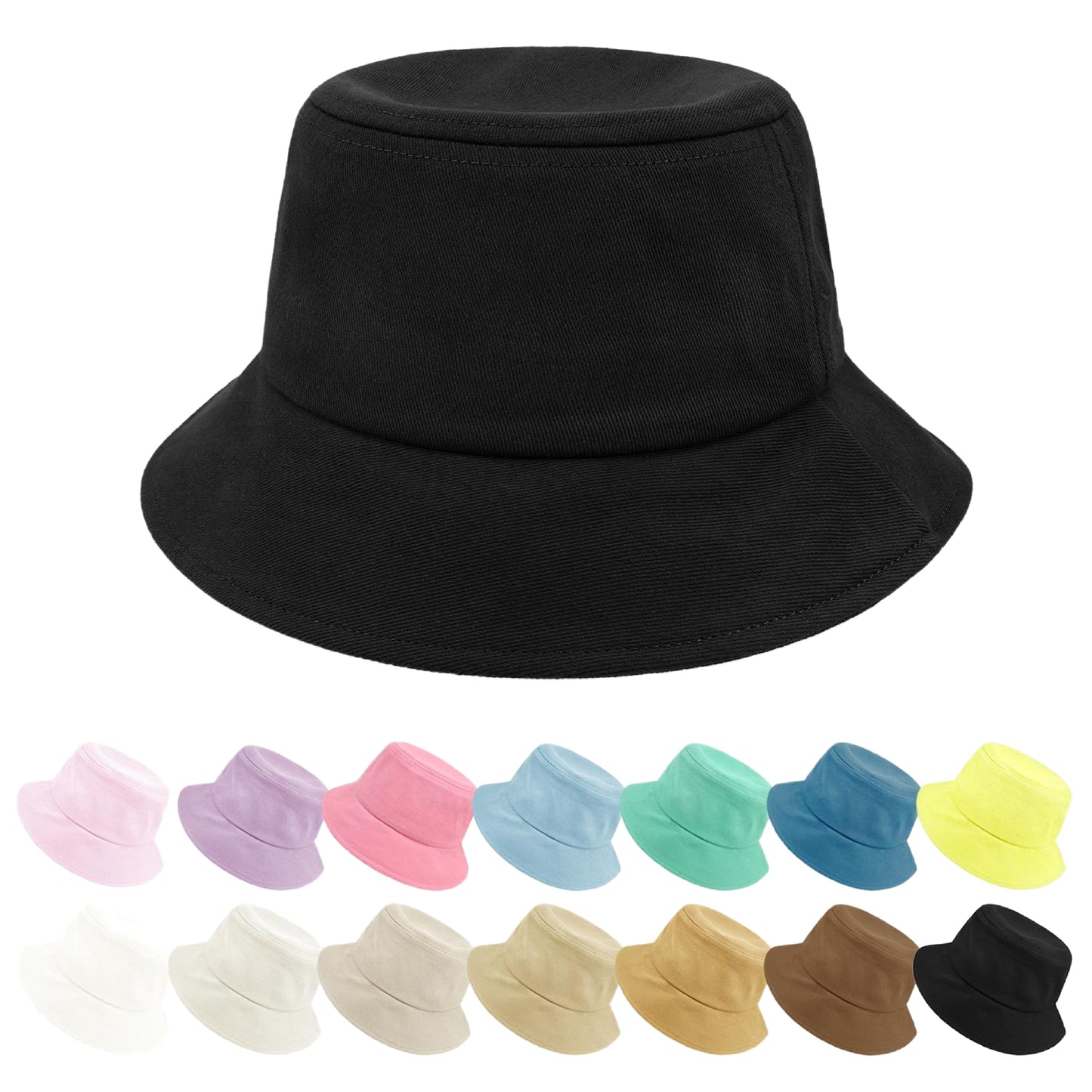 Beaira Summer Children's Hat Fisherman Cap Boys and Girls Baby Panama Cap Cotton Outdoor Vacation Anti UV Protection Bucket Hat
